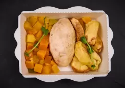 Котлеты рубленые с тыквой и картофелем