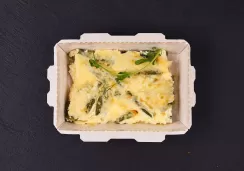 Омлет со стручковой фасолью