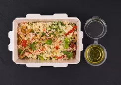 Табуле из кускуса с фундуком