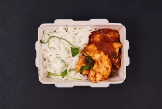 Чахохбили с курицей и рисом