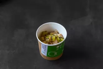 Овсянка из духовки с киви